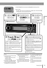 Предварительный просмотр 15 страницы Sony MDX-G77REC (Japanese) Operating Instructions Manual