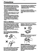 Preview for 4 page of Sony MDX-U1 Operating Instructions Manual