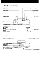 Preview for 5 page of Sony MEGA BASS CFD-DW83 Operating Instructions Manual