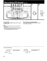 Preview for 16 page of Sony MEGA BASS CFD-DW83 Operating Instructions Manual