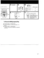 Preview for 17 page of Sony MEGA BASS CFD-DW83 Operating Instructions Manual