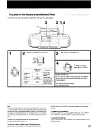 Preview for 21 page of Sony MEGA BASS CFD-DW83 Operating Instructions Manual