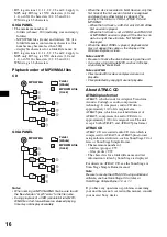 Preview for 16 page of Sony MEX 1GP - Giga Panel Radio Operating Instructions Manual