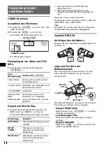 Preview for 36 page of Sony MEX 1GP - Giga Panel Radio Operating Instructions Manual