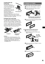 Предварительный просмотр 41 страницы Sony MEX 1GP - Giga Panel Radio Operating Instructions Manual