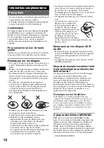 Preview for 62 page of Sony MEX 1GP - Giga Panel Radio Operating Instructions Manual