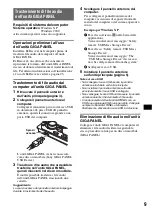 Preview for 77 page of Sony MEX 1GP - Giga Panel Radio Operating Instructions Manual