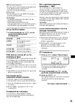 Предварительный просмотр 101 страницы Sony MEX 1GP - Giga Panel Radio Operating Instructions Manual