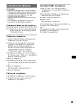 Preview for 113 page of Sony MEX 1GP - Giga Panel Radio Operating Instructions Manual