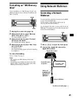 Preview for 41 page of Sony MEX-1HD - Audio Library System Operating Instructions Manual