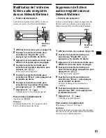 Preview for 123 page of Sony MEX-1HD - Audio Library System Operating Instructions Manual