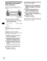 Preview for 136 page of Sony MEX-1HD - Audio Library System Operating Instructions Manual