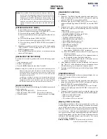 Preview for 21 page of Sony MEX-1HD - Audio Library System Service Manual