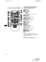 Предварительный просмотр 6 страницы Sony MEX-5DI Operating Instructions Manual