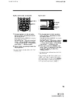 Предварительный просмотр 15 страницы Sony MEX-5DI Operating Instructions Manual