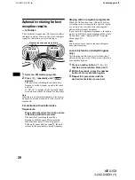 Предварительный просмотр 28 страницы Sony MEX-5DI Operating Instructions Manual