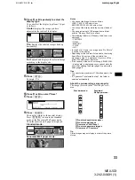 Предварительный просмотр 33 страницы Sony MEX-5DI Operating Instructions Manual