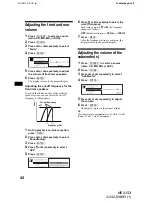 Предварительный просмотр 44 страницы Sony MEX-5DI Operating Instructions Manual