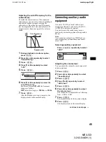 Предварительный просмотр 45 страницы Sony MEX-5DI Operating Instructions Manual