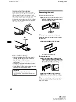 Предварительный просмотр 48 страницы Sony MEX-5DI Operating Instructions Manual