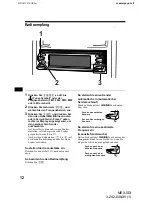 Предварительный просмотр 70 страницы Sony MEX-5DI Operating Instructions Manual