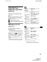 Предварительный просмотр 77 страницы Sony MEX-5DI Operating Instructions Manual