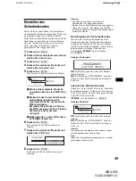 Предварительный просмотр 107 страницы Sony MEX-5DI Operating Instructions Manual