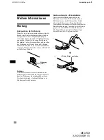 Предварительный просмотр 108 страницы Sony MEX-5DI Operating Instructions Manual