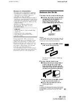 Предварительный просмотр 109 страницы Sony MEX-5DI Operating Instructions Manual