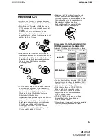 Предварительный просмотр 111 страницы Sony MEX-5DI Operating Instructions Manual