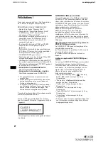 Предварительный просмотр 122 страницы Sony MEX-5DI Operating Instructions Manual