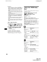 Предварительный просмотр 140 страницы Sony MEX-5DI Operating Instructions Manual