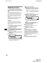 Предварительный просмотр 144 страницы Sony MEX-5DI Operating Instructions Manual