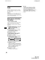 Предварительный просмотр 146 страницы Sony MEX-5DI Operating Instructions Manual