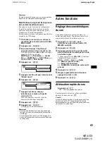 Предварительный просмотр 163 страницы Sony MEX-5DI Operating Instructions Manual