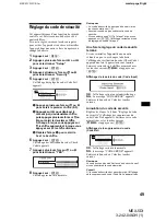 Предварительный просмотр 169 страницы Sony MEX-5DI Operating Instructions Manual