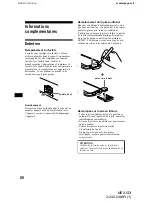 Предварительный просмотр 170 страницы Sony MEX-5DI Operating Instructions Manual