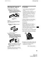 Предварительный просмотр 171 страницы Sony MEX-5DI Operating Instructions Manual