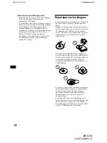 Предварительный просмотр 172 страницы Sony MEX-5DI Operating Instructions Manual