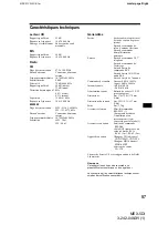 Предварительный просмотр 177 страницы Sony MEX-5DI Operating Instructions Manual