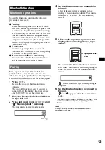 Предварительный просмотр 13 страницы Sony MEX-BT2500 Operating Instructions Manual