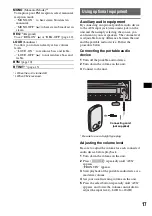 Предварительный просмотр 17 страницы Sony MEX-BT2500 Operating Instructions Manual