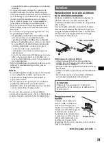 Предварительный просмотр 71 страницы Sony MEX-BT2500 Operating Instructions Manual