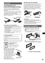 Предварительный просмотр 121 страницы Sony MEX-BT2500 Operating Instructions Manual