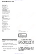 Preview for 2 page of Sony MEX-BT2707E Service Manual