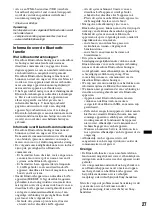 Preview for 155 page of Sony MEX-BT2800 - Bluetooth Audio System Operating Instructions Manual