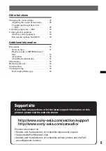 Предварительный просмотр 5 страницы Sony MEX-BT2850 Operating Instructions Manual