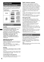 Preview for 6 page of Sony MEX-BT2850 Operating Instructions Manual