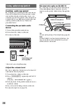 Preview for 30 page of Sony MEX-BT2850 Operating Instructions Manual