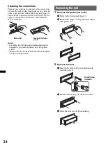 Предварительный просмотр 34 страницы Sony MEX-BT2850 Operating Instructions Manual